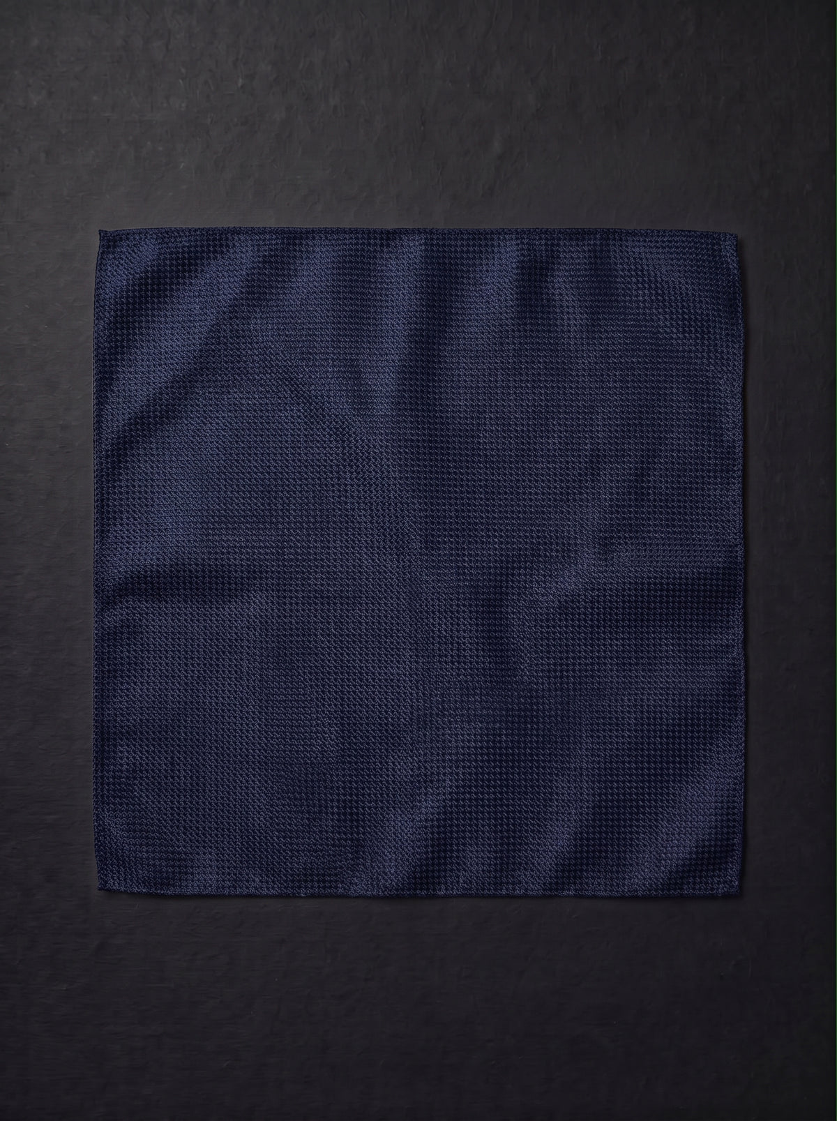 The Midnight Navy Pocket Square