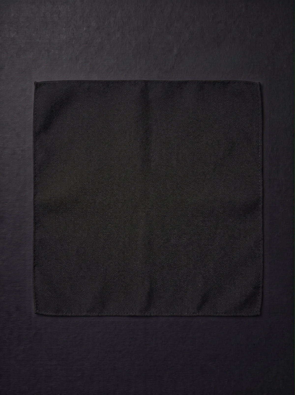 The Black Classic Pocket Square