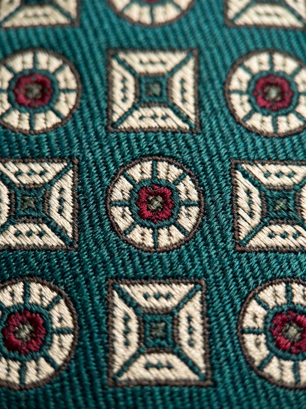 The Heritage Medallion — Green Clip-On Tie