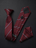 The Double Fine Stripe — Burgundy Set