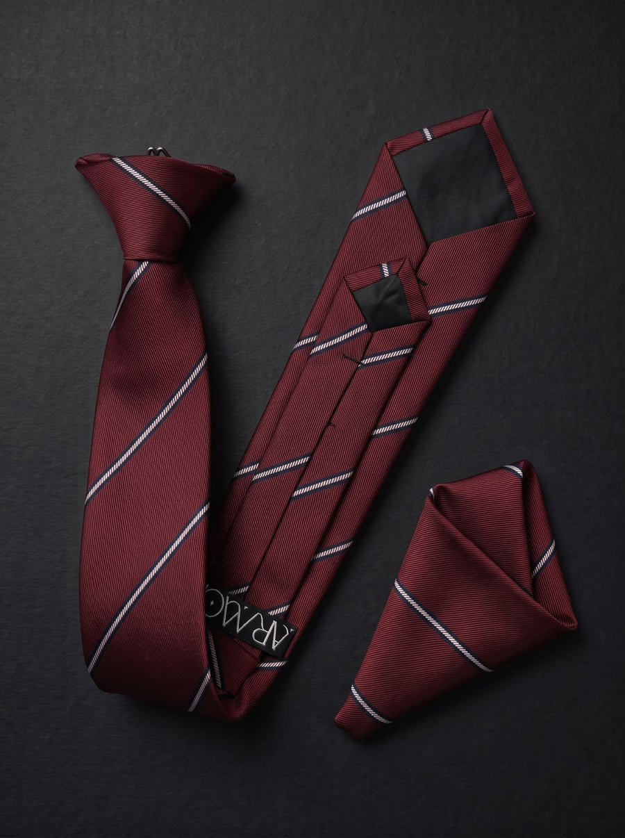 The Double Fine Stripe — Burgundy Set