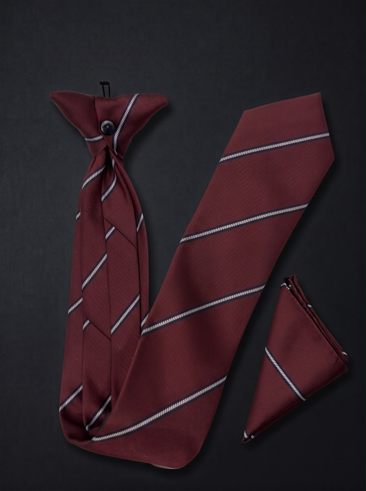 The Double Fine Stripe — Burgundy Set
