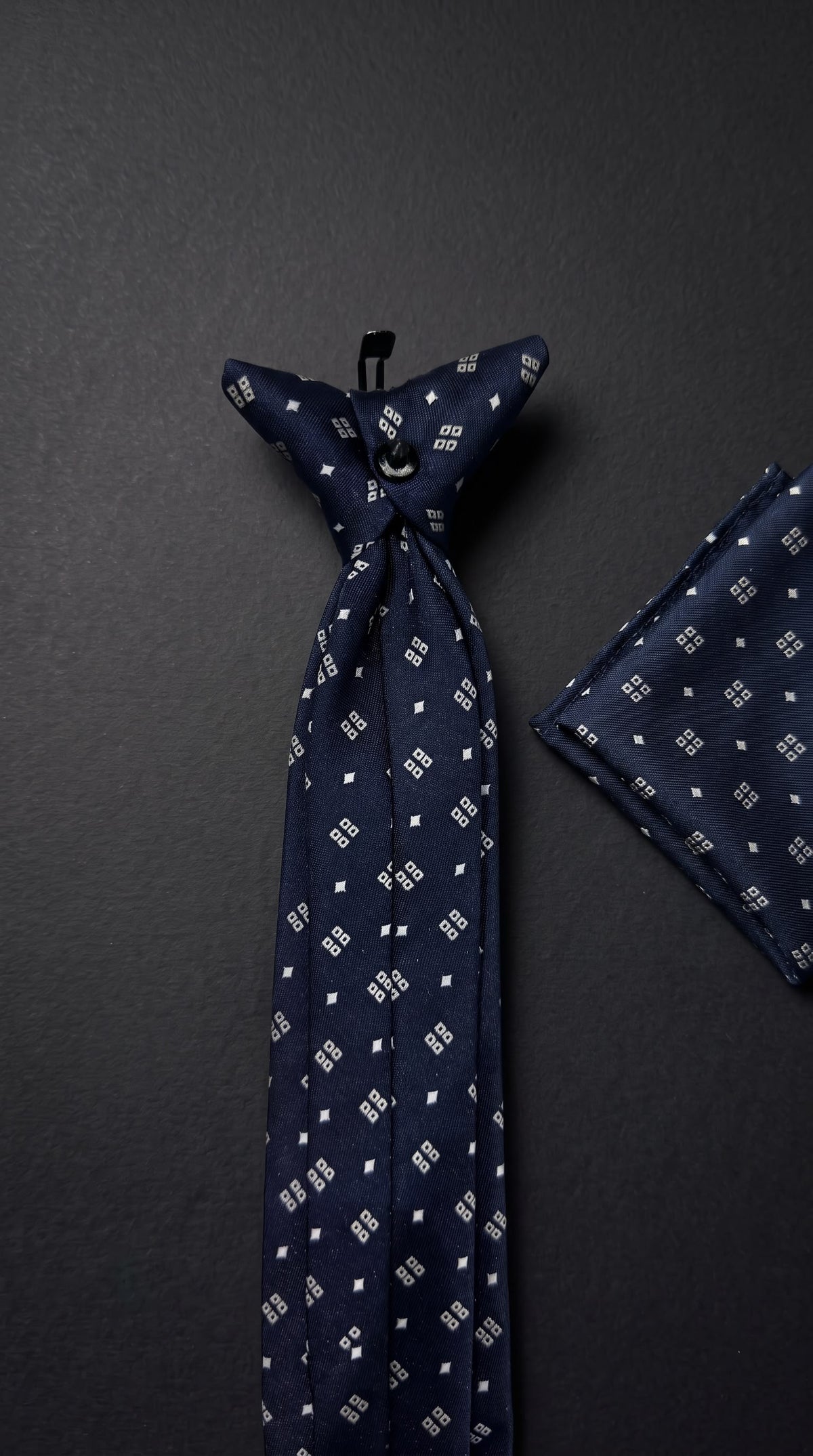 The Modern Geometric — Navy Set