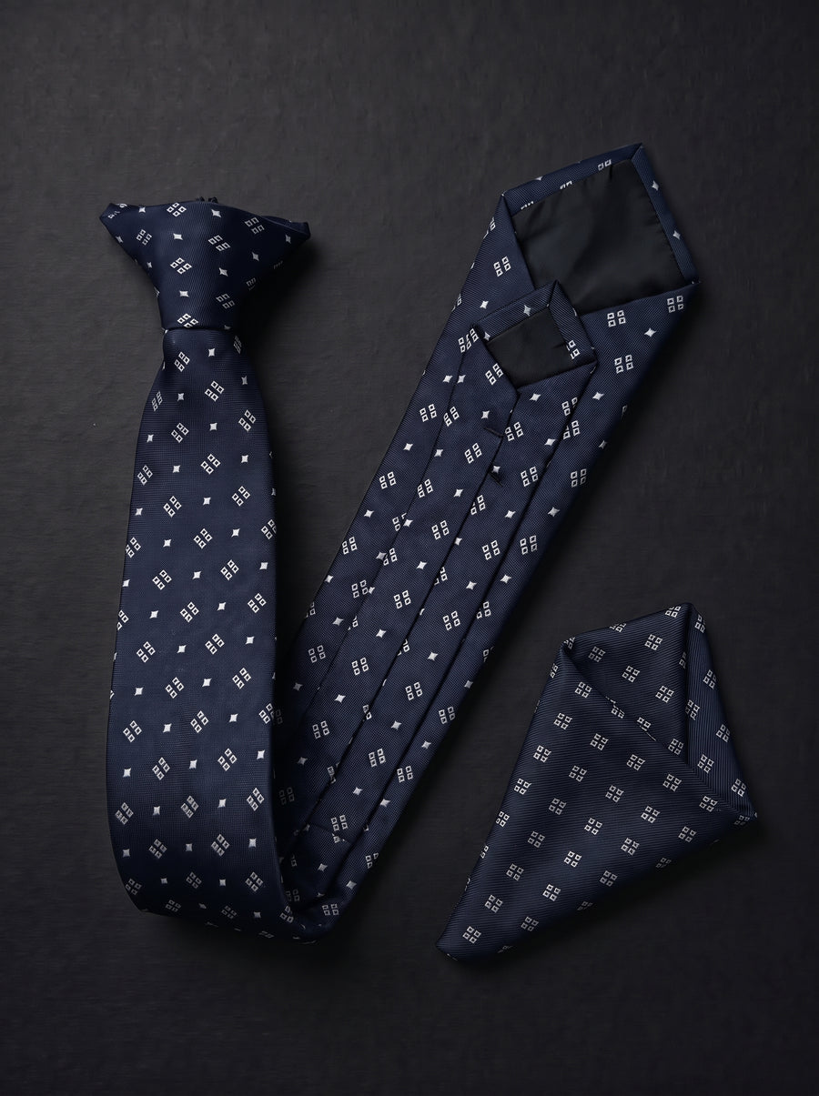 The Modern Geometric — Navy Set