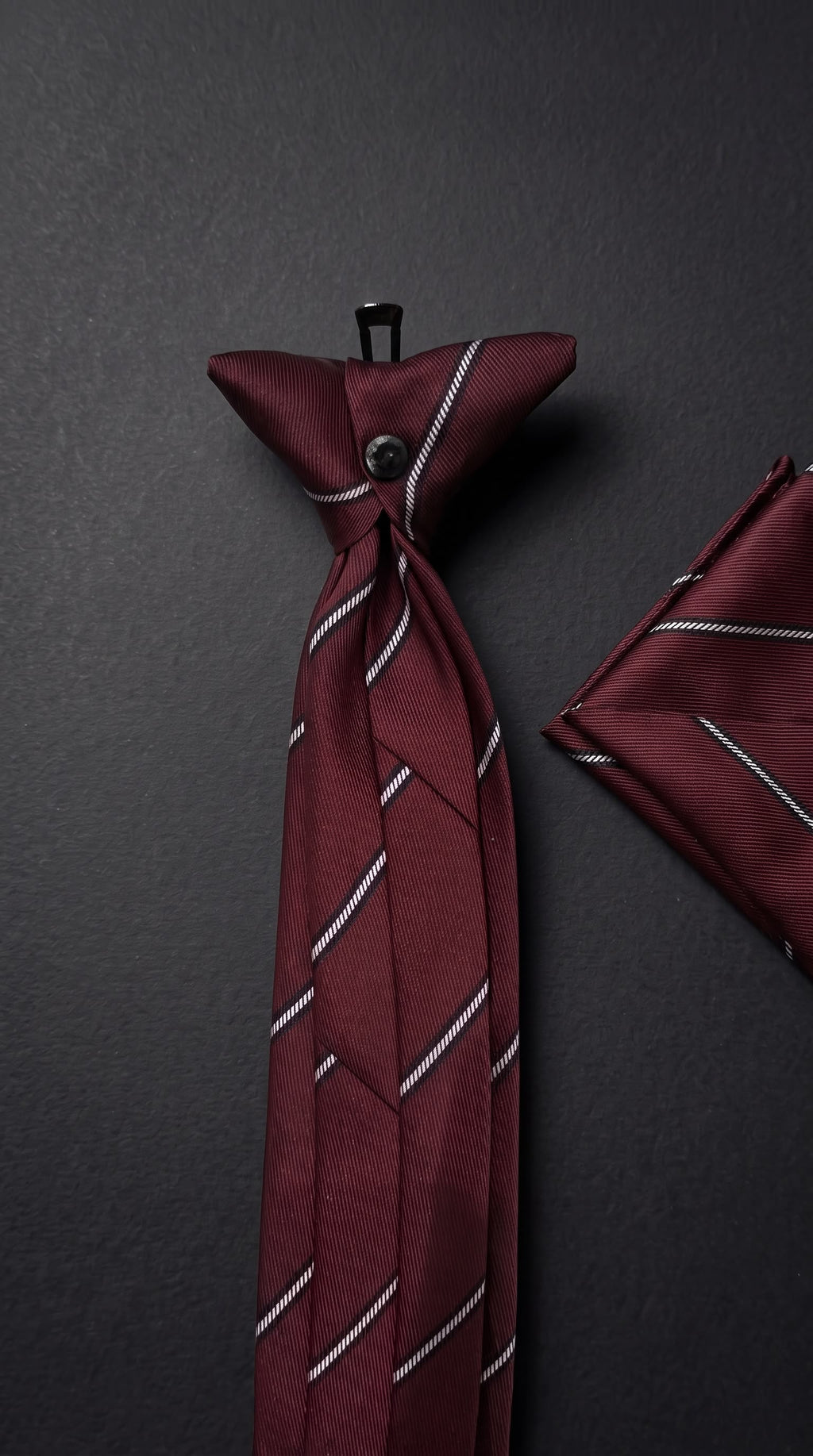 The Double Fine Stripe — Burgundy Set
