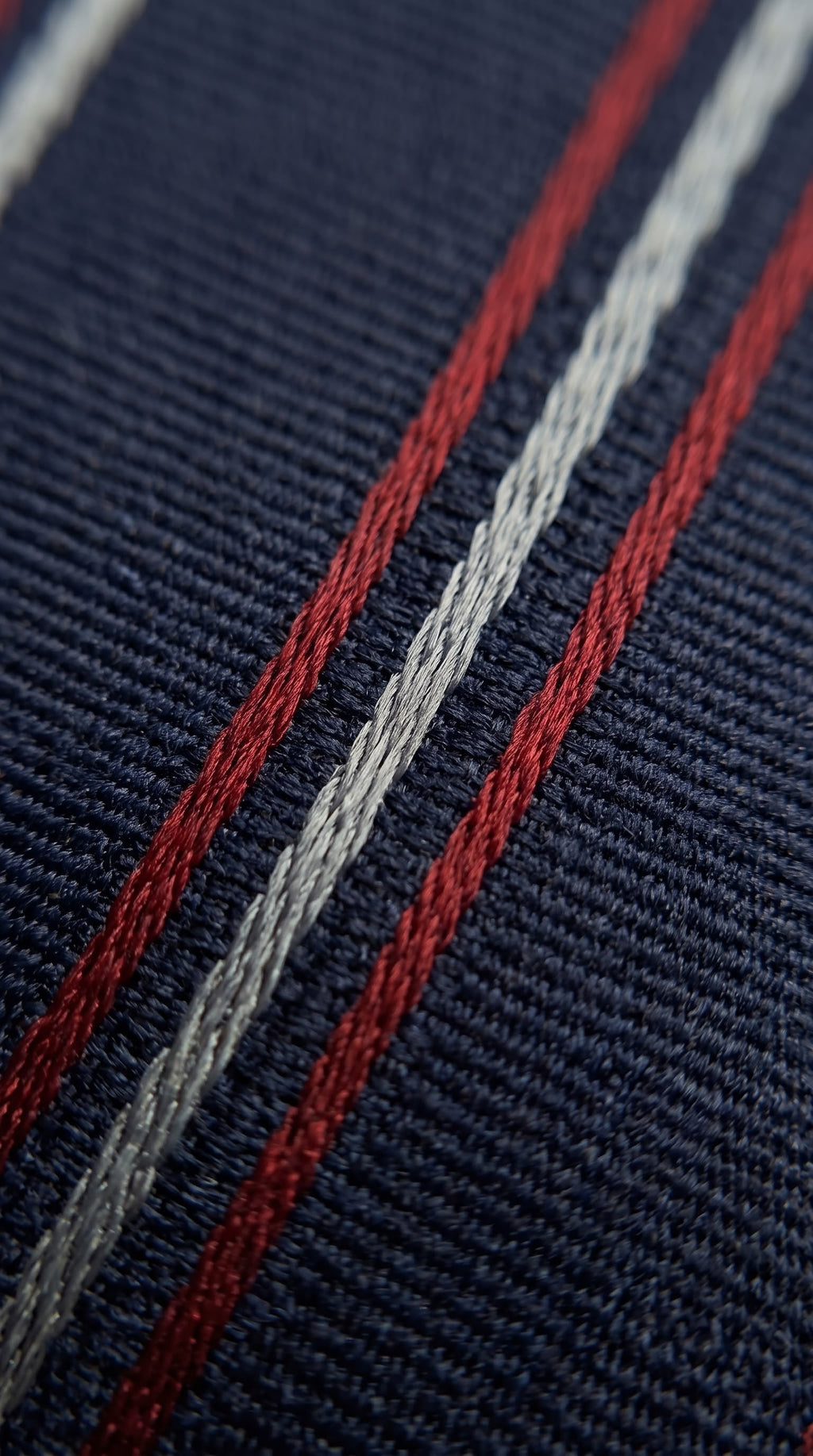 The Fine Double Stripe — Navy Set