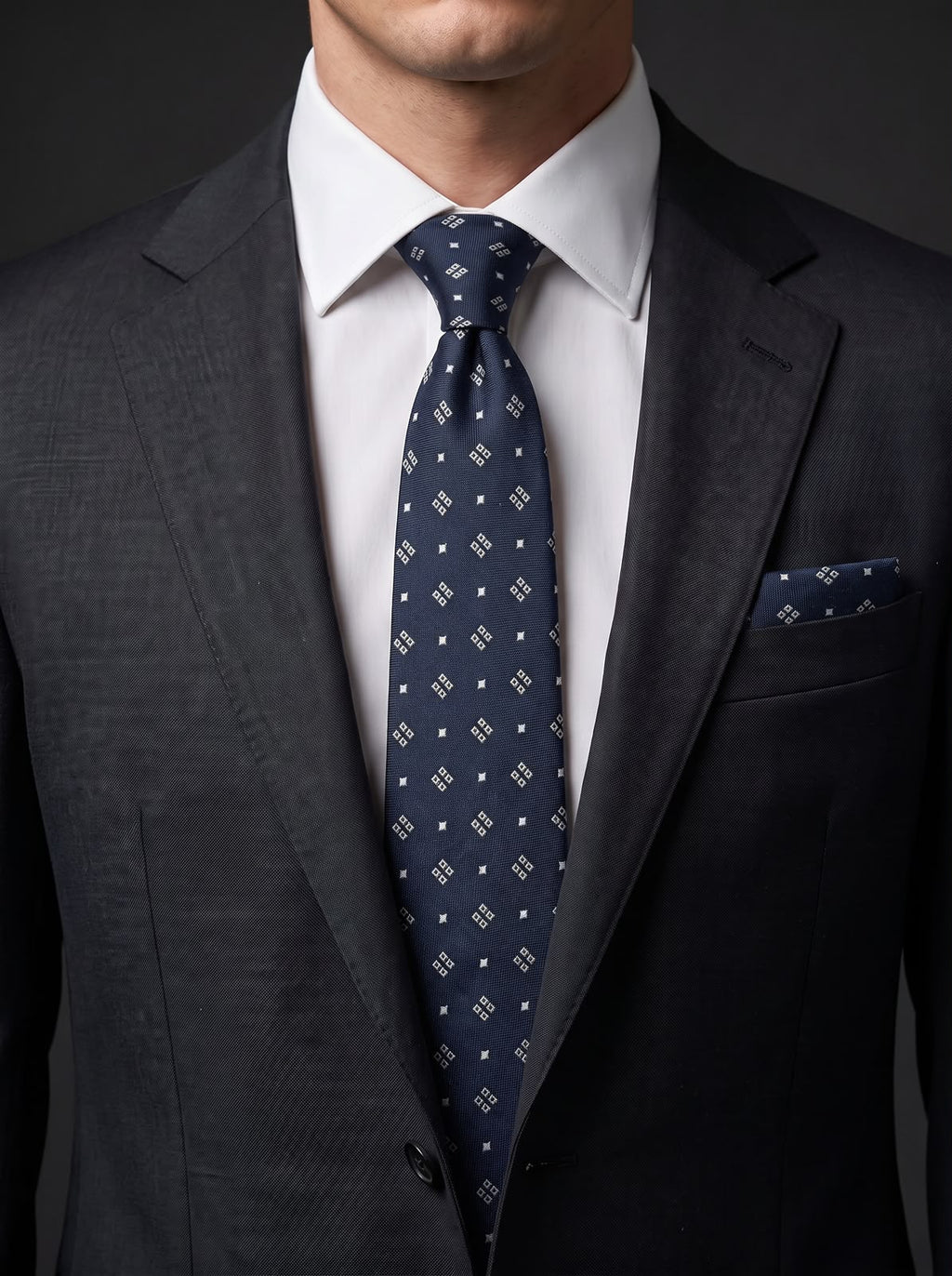 The Modern Geometric — Navy Set