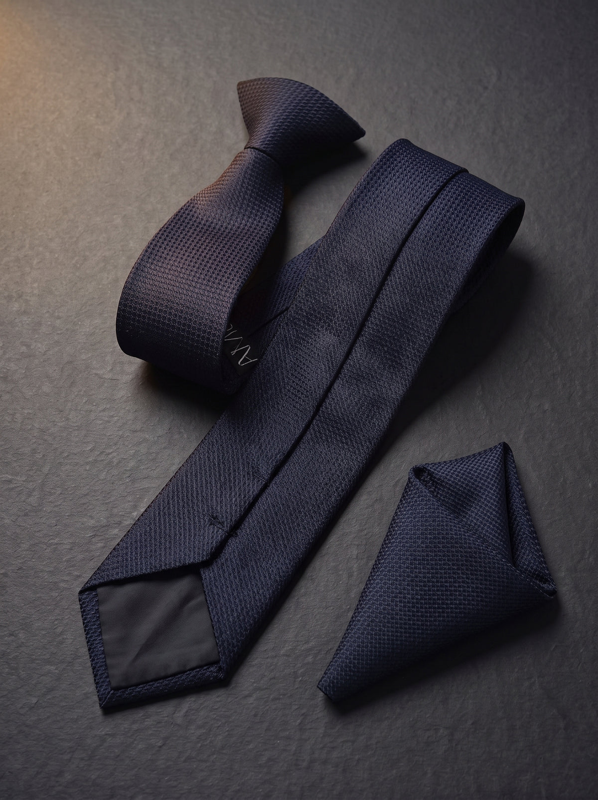 Editorial image showcasing Armon ready tie craftsmanship