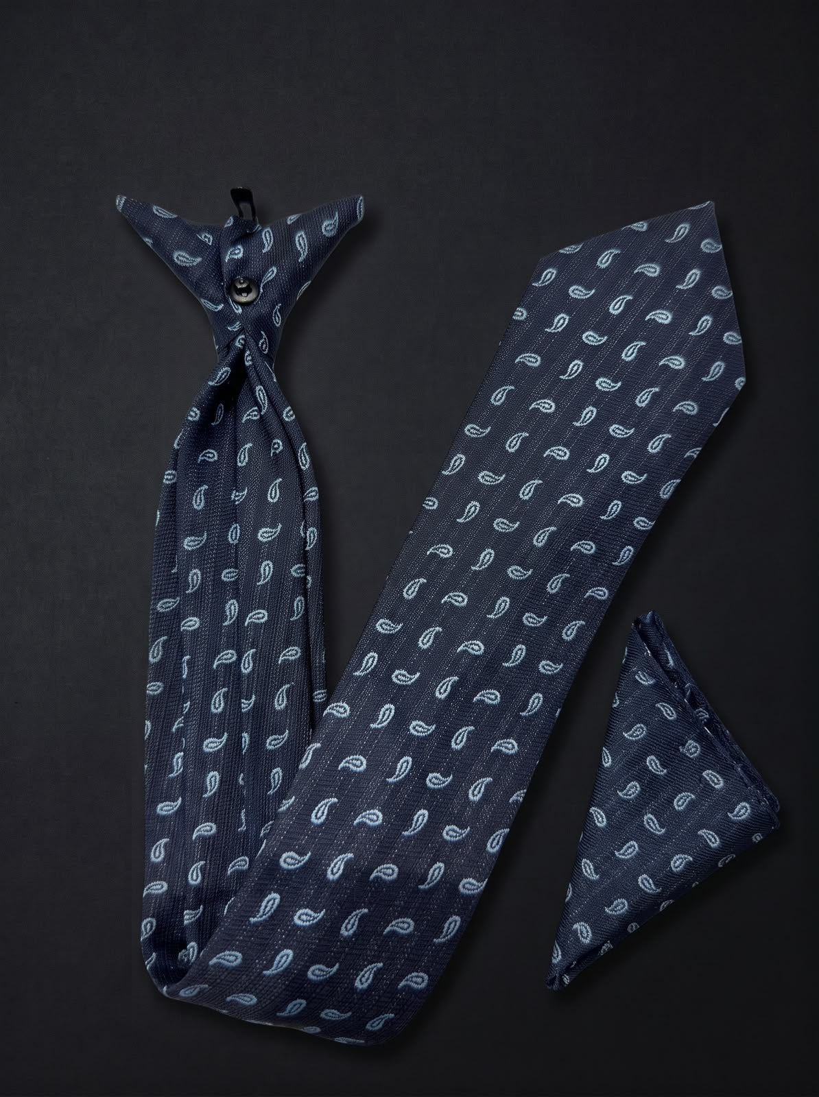 The Classic Paisley — Navy Set