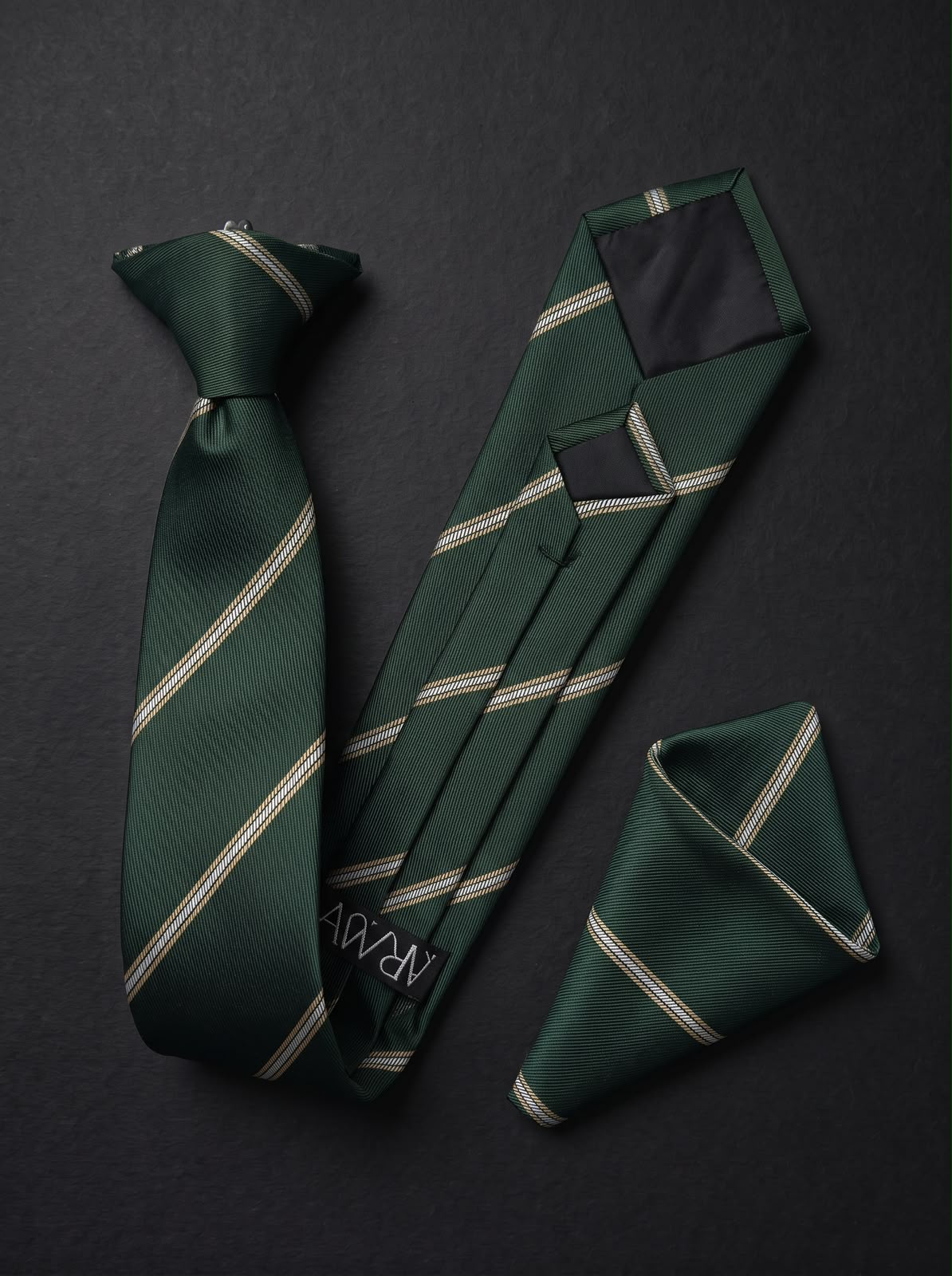 The Double Fine Stripe — Olive Set