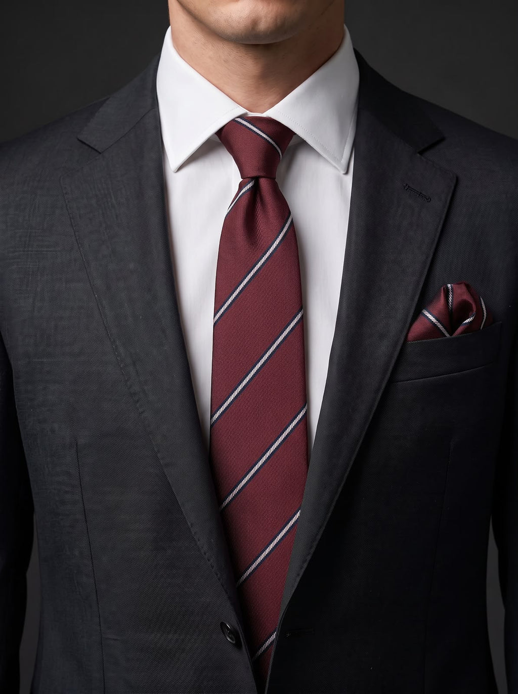 The Double Fine Stripe — Burgundy Set