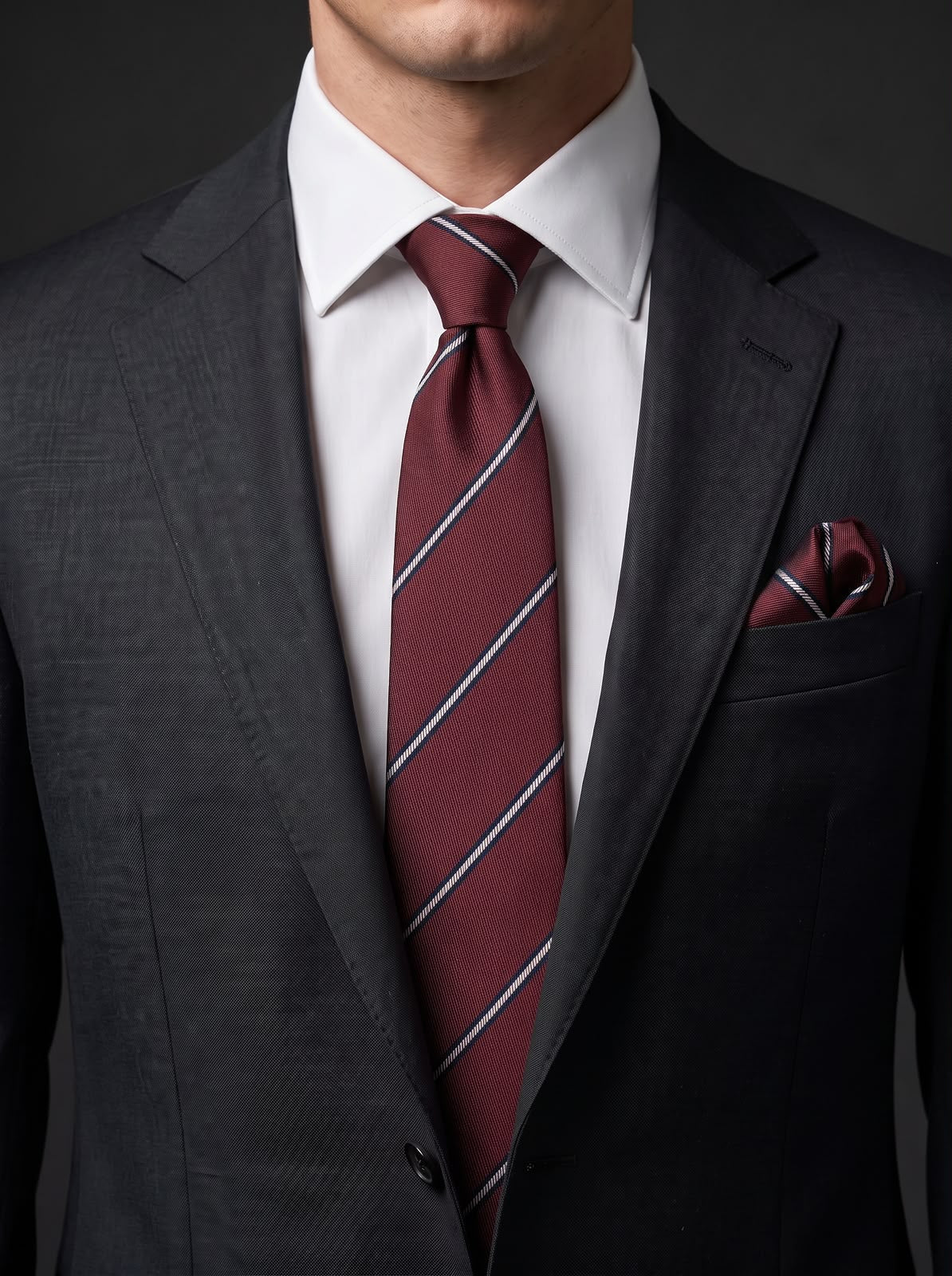 The Double Fine Stripe — Burgundy Set