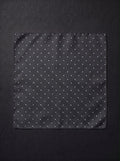 The Micro Dot — Grey Pocket Square