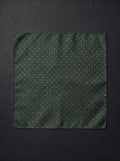 The Micro Dot — Olive Pocket Sqaure