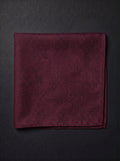 The Burgundy Signature Pocket Square