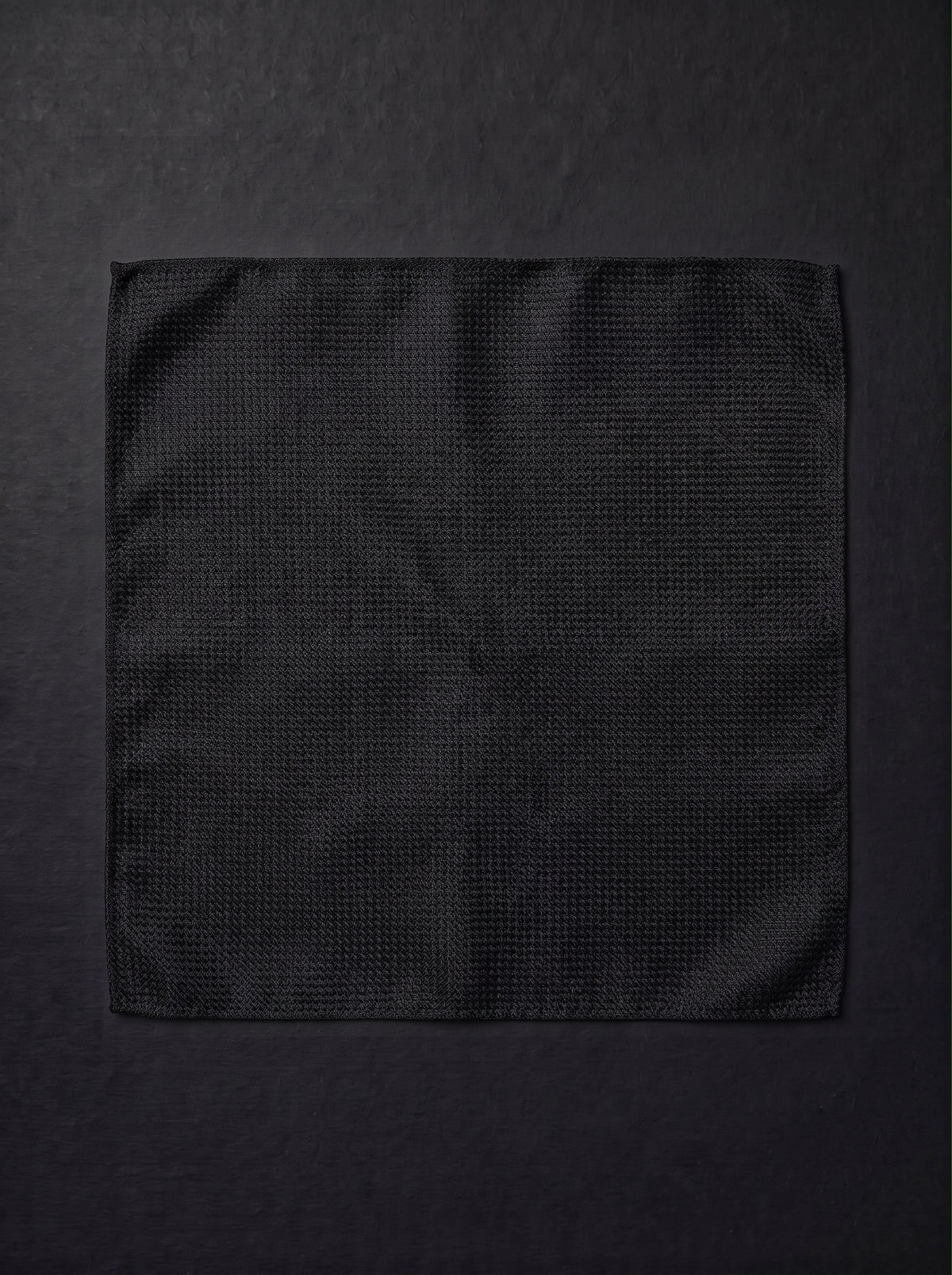 The Black Signature Pocket Square