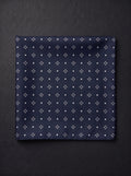 The Modern Geometric — Navy Pocket Square
