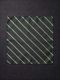 The Double Fine Stripe — Olive Pocket Square