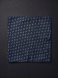 The Classic Paisley — Navy Pocket Square