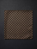 The Heritage Floral — Brown Pocket Square
