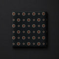 Olive Green Medallion Pocket Square for Men