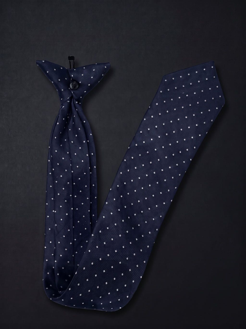 The Micro Dot — Navy
Clip-On Tie
