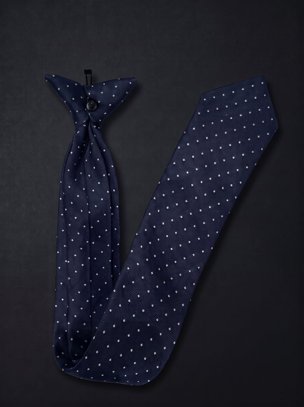 The Micro Dot — Navy
Clip-On Tie