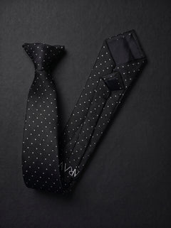 The Micro Dot — Black
Clip-On Tie