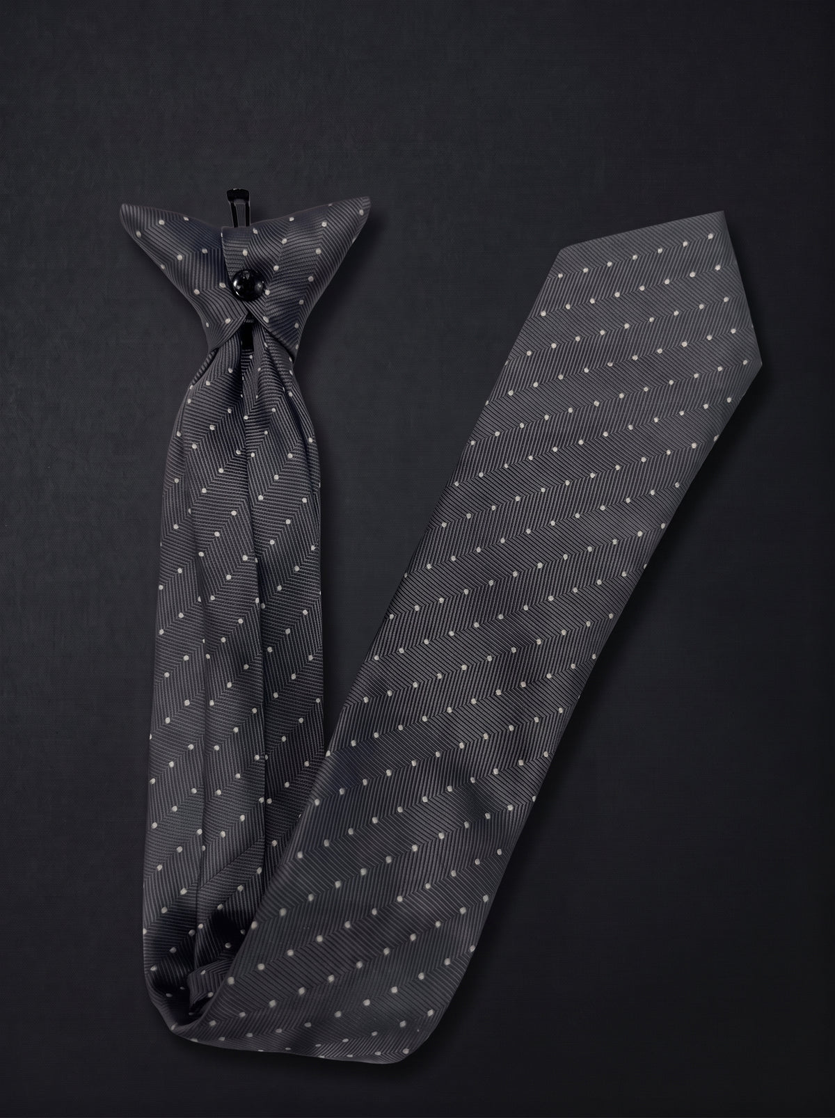 The Micro Dot — Grey
Clip-On Tie