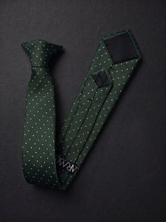 The Micro Dot — Olive
Clip-On Tie